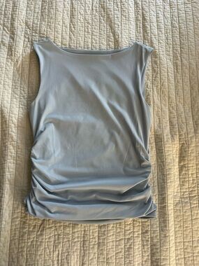 Open Edit Sleeveless Tank Top in Light Blue